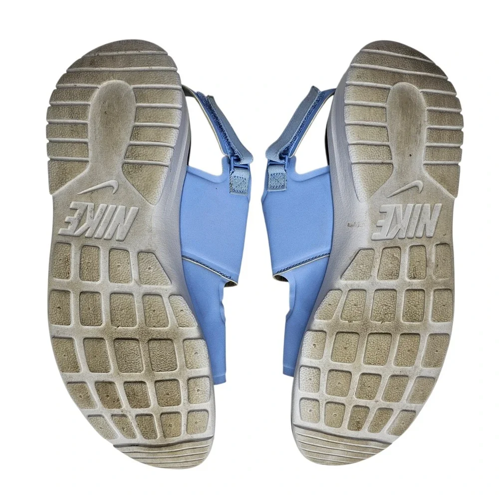 Nike Vista Women Size 11 Blue Sandals Sporty Strappy DJ6607-400